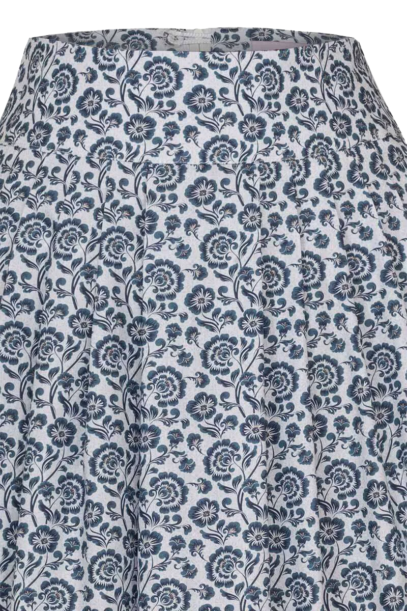 Trachtenrock midi mit Blumenmuster