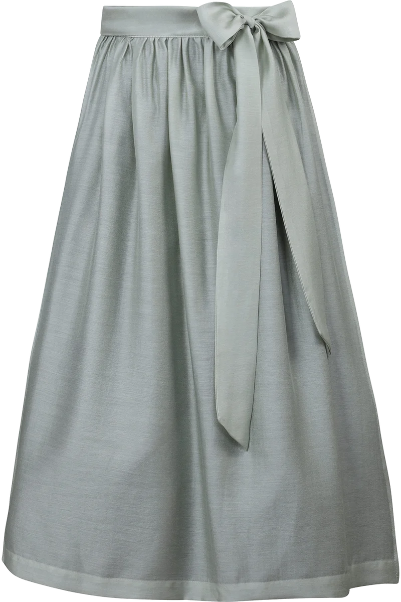 Mittellange Dirndlschürze 70cm- jadegrün