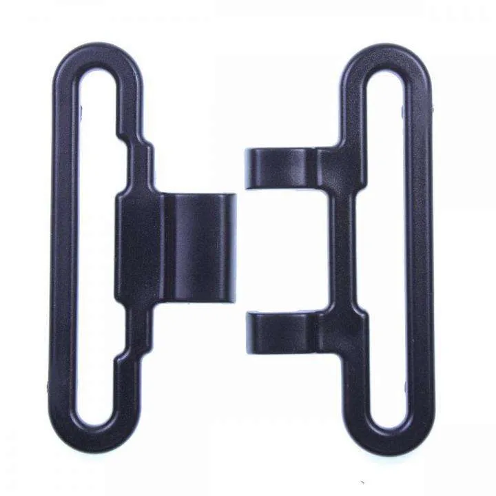Steckschließer Patentschnalle Schwarz 60 mm – Kunststoffschnalle PS-7