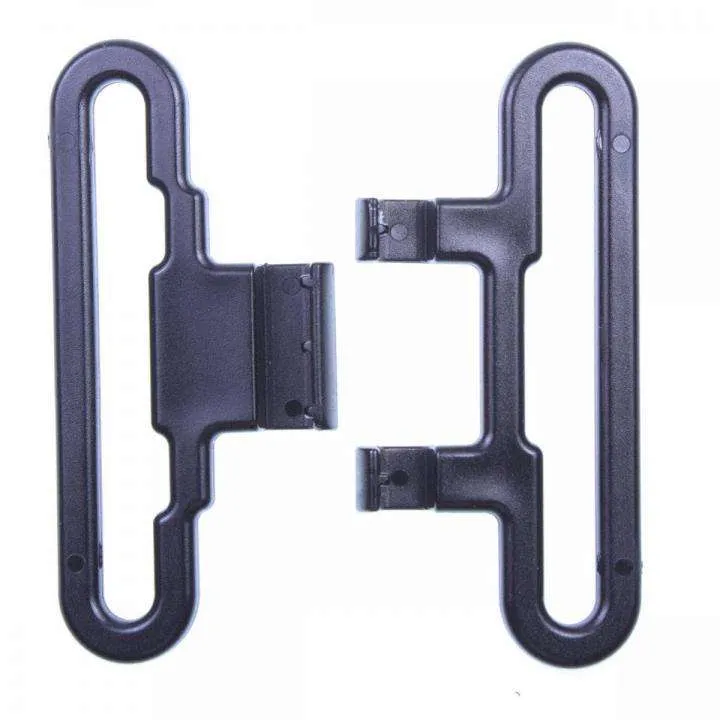 Steckschließer Patentschnalle Schwarz 60 mm – Kunststoffschnalle PS-7