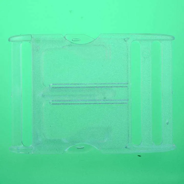 Steckschließer Patentschnalle Transparent 40 mm – Kunststoffschnalle PS-5