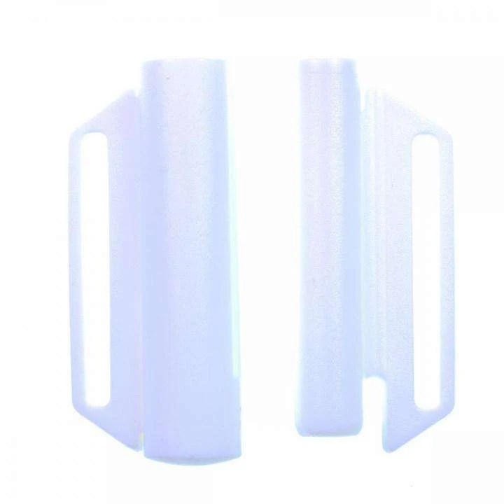 Steckschließer Patentschnalle Weiß 30 mm – Kunststoffschnalle PS-11