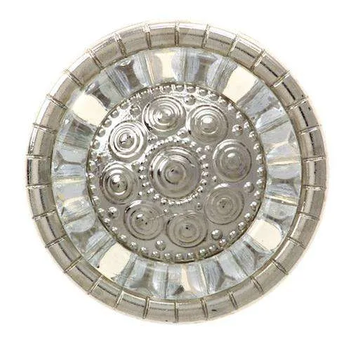 Ösenknopf Silber – Kunststoffknopf KSI-9