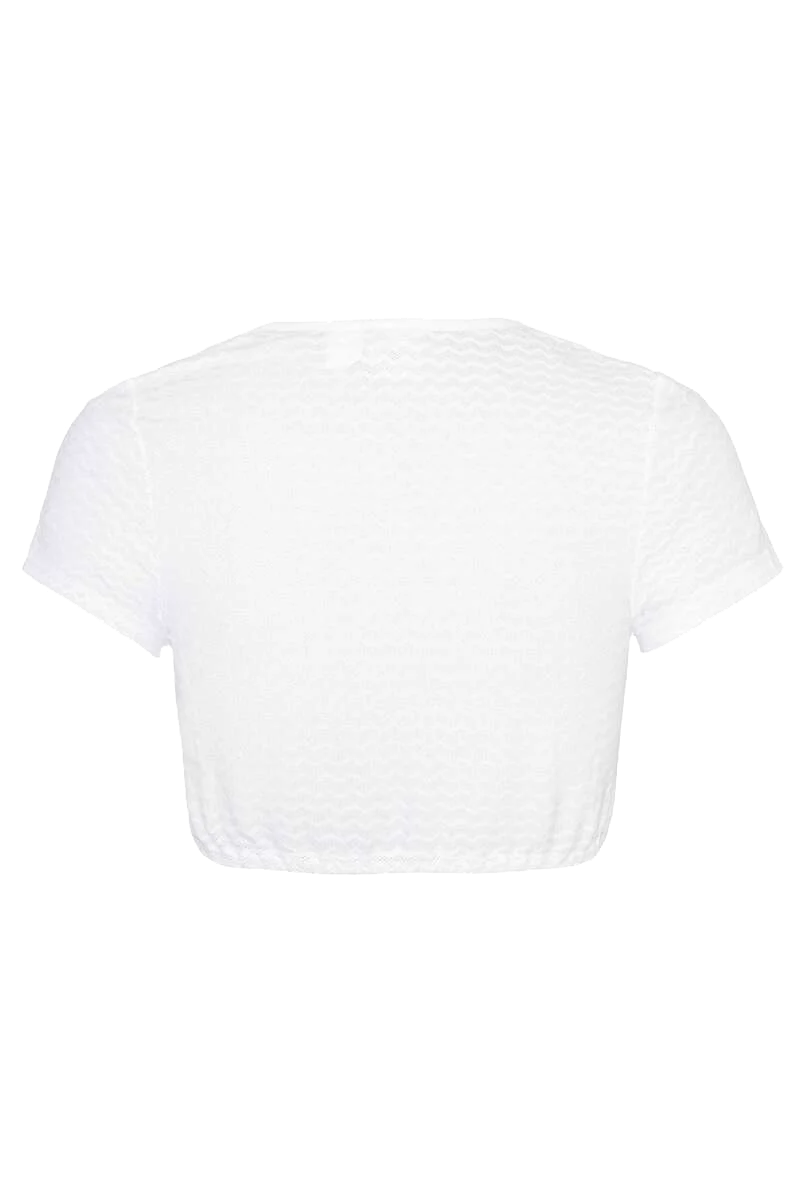 Dirndlbluse Herzausschnitt