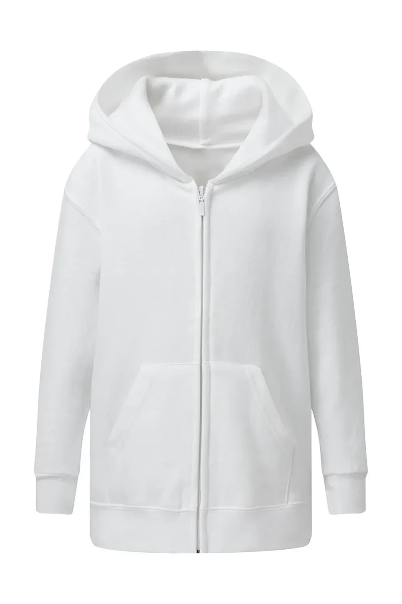 Kapuzensweatshirt mit vollem Reißverschluss für Kinder