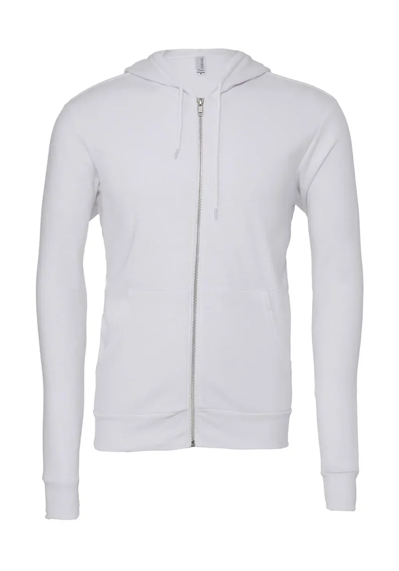 Unisex Poly-Cotton Kapuzenjacke mit Reißverschluss