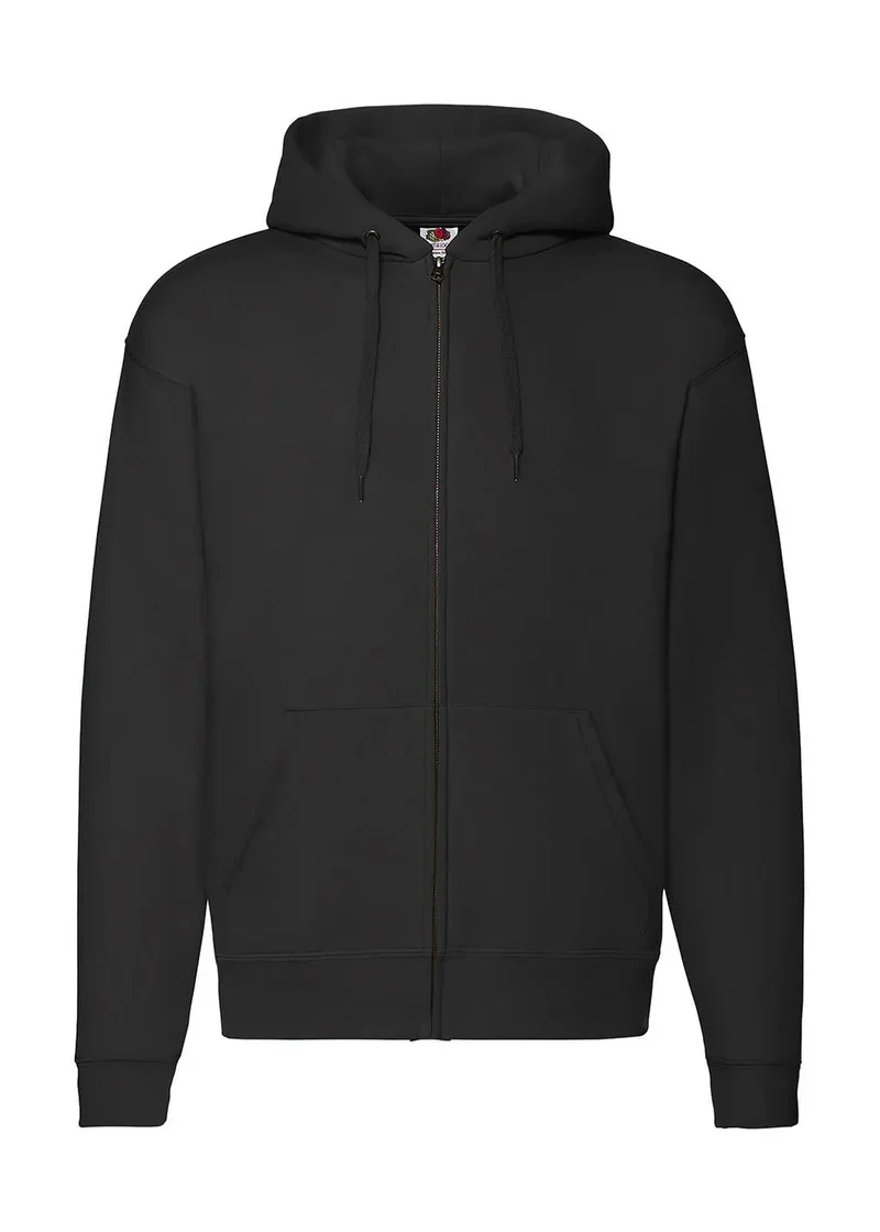 Hochwertiger Kapuzenzip-Pullover