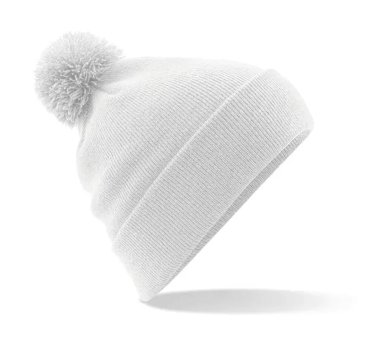 Stilvolle Pom Pom Mütze