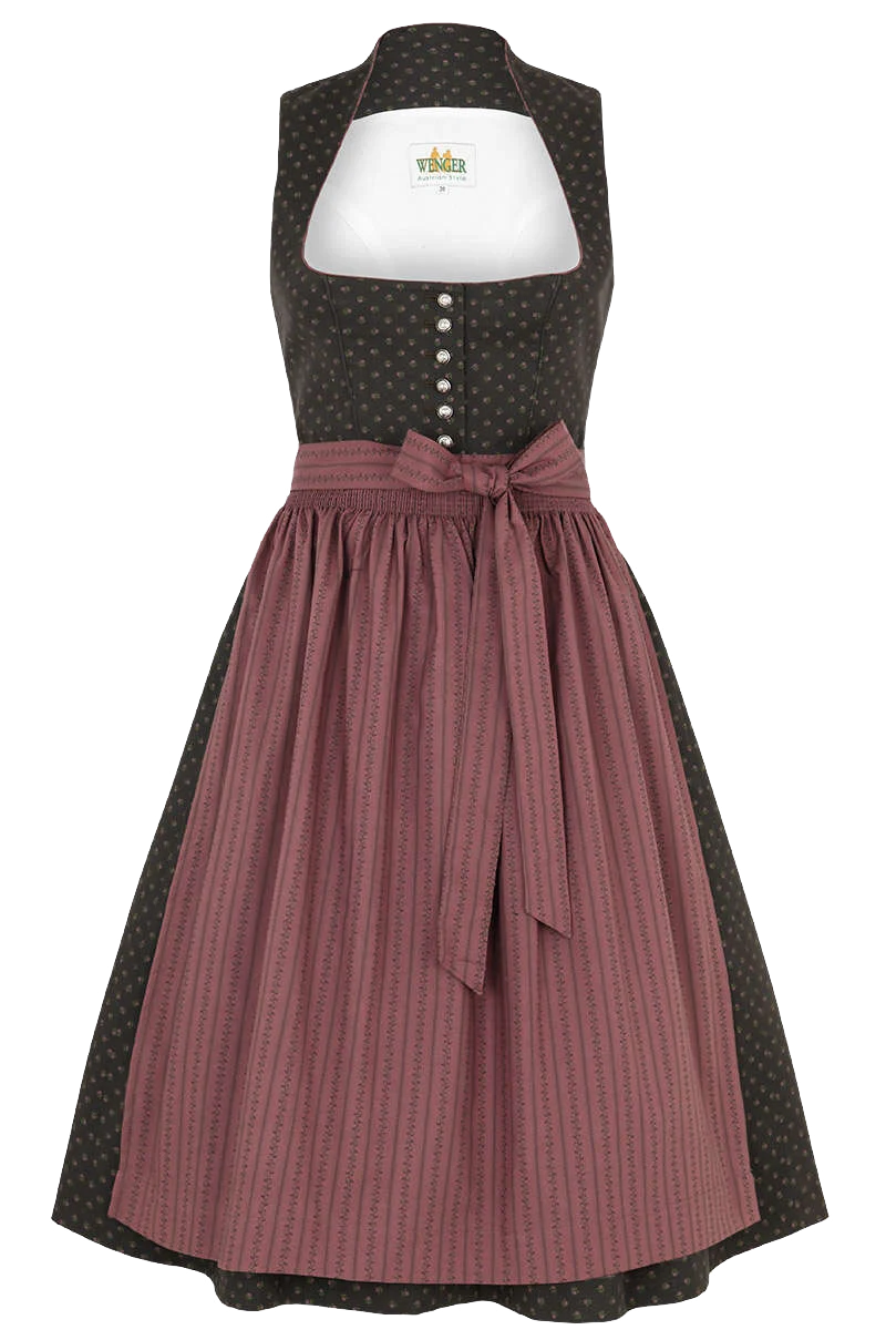 Baumwoll-Wasch-Dirndl midi