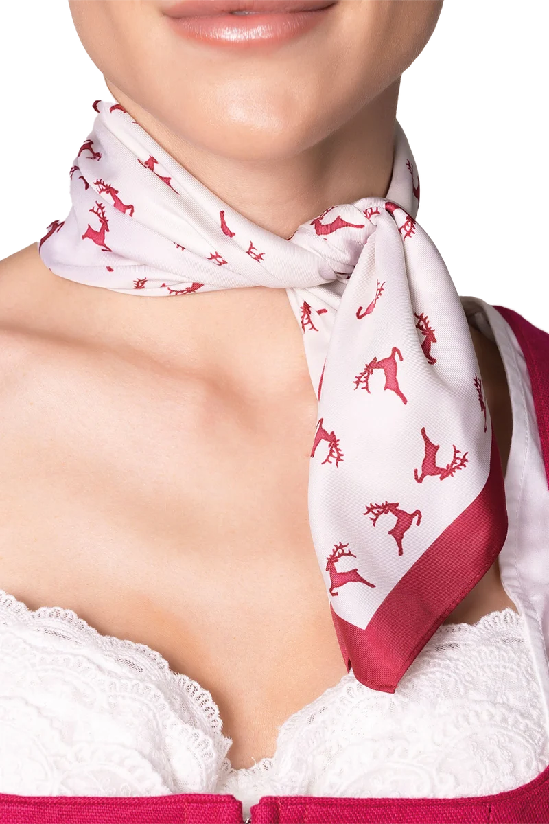 Damen Nickituch Halstuch mit Hirschen