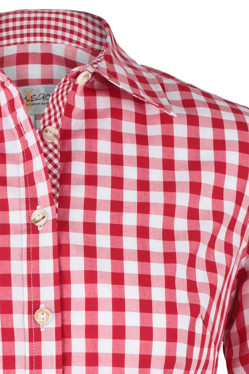 Trachtenbluse karo