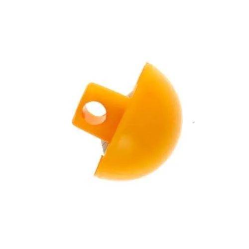 Kinderknopf Halbkugel Orange – Kunststoffknopf KP-101