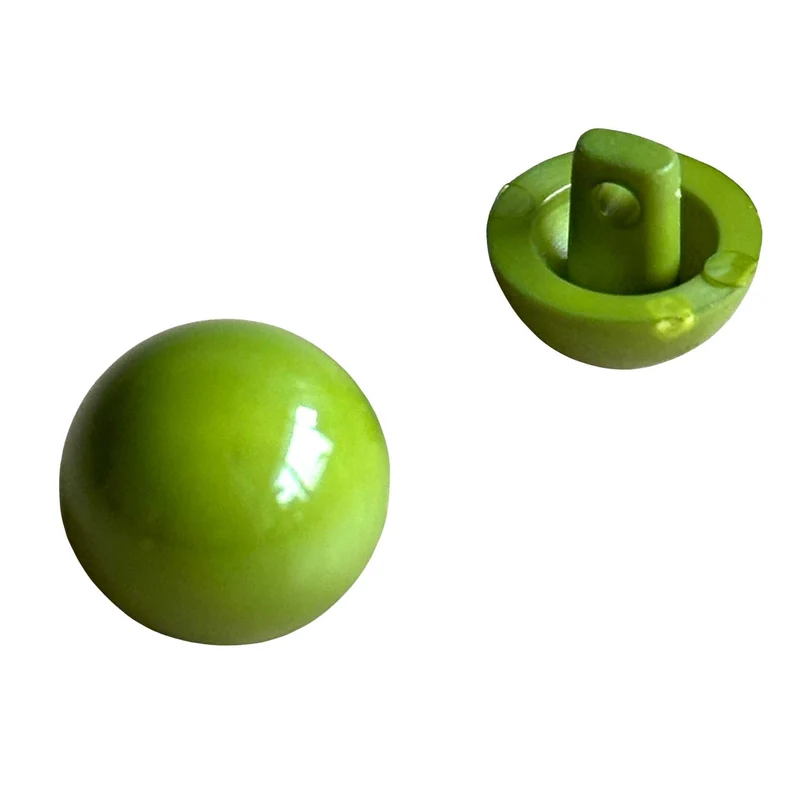 Kinderknopf Halbkugel Grün – Kunststoffknopf KP-101