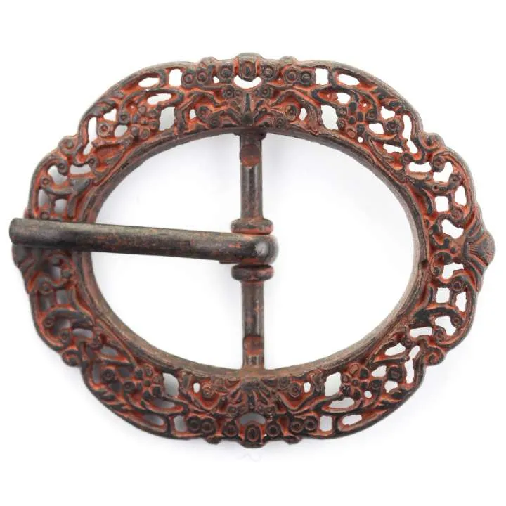 Gürtelschnalle Durchbrochen Silberfarben 20 mm – Metallschnalle SM-1