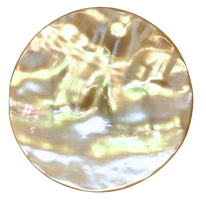 Abalone-Perlmuttknopf Bunt Öse 63 mm – PL-GR-4065