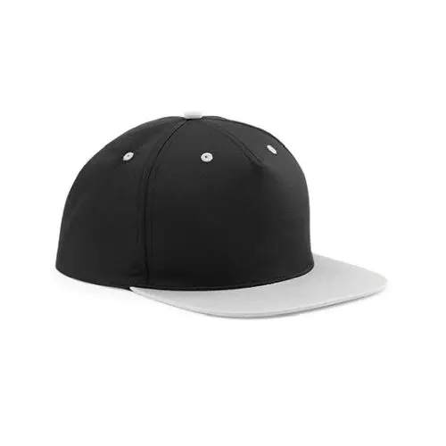 Kontrastreiche 5-Panel-Snapback-Kappe, Modisch und Funktional