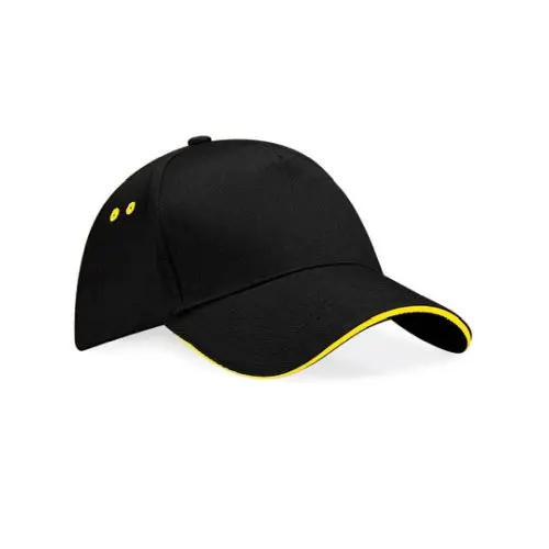 Ultimate 5 Panel Cap - Sandwich Peak - Stilvolle Cap mit kontrastierendem Sandwich-Schirm
