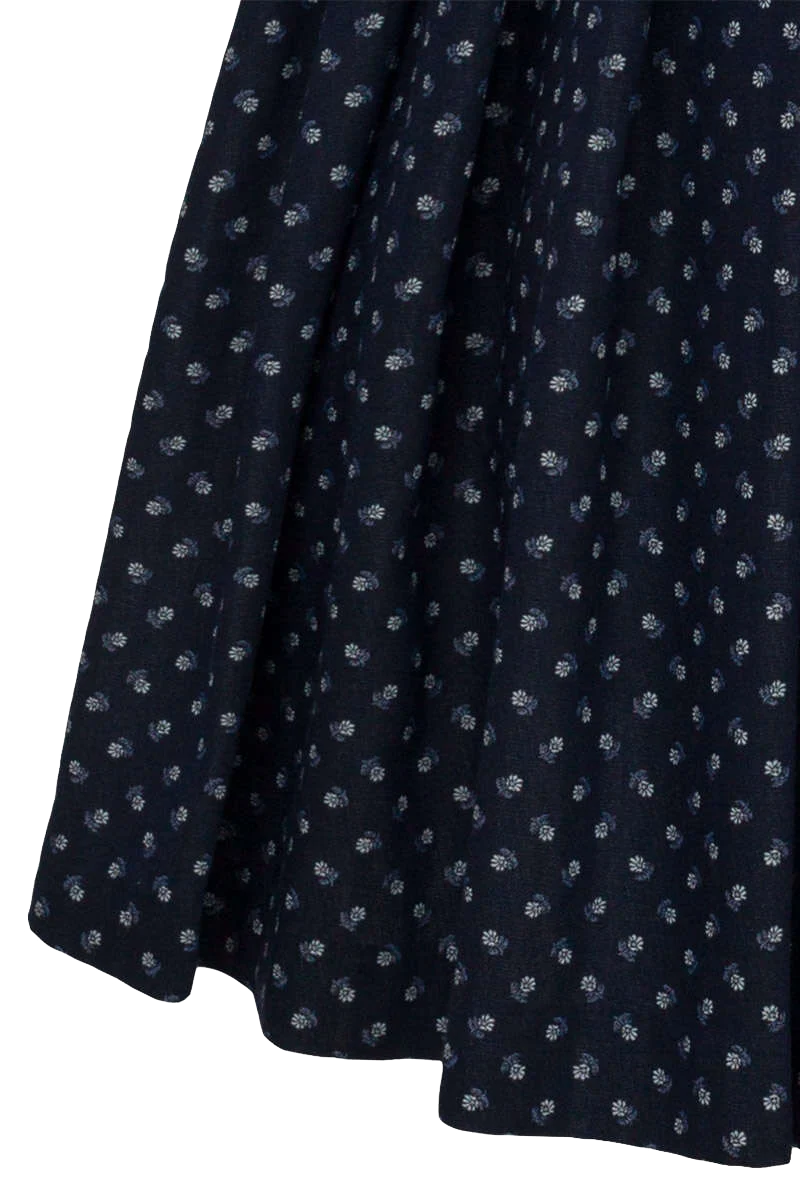 Midi Dirndlkleid durchgeknöpft