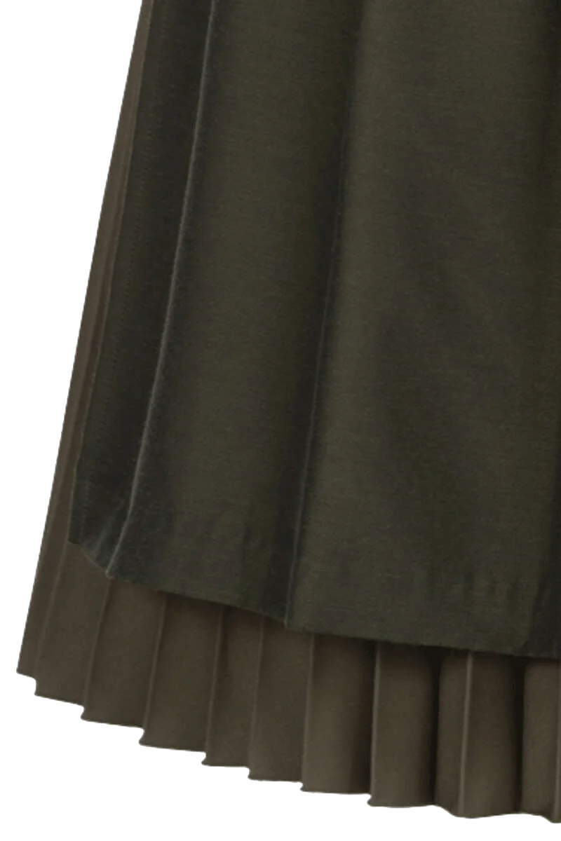 Midi Dirndl Pliseerock