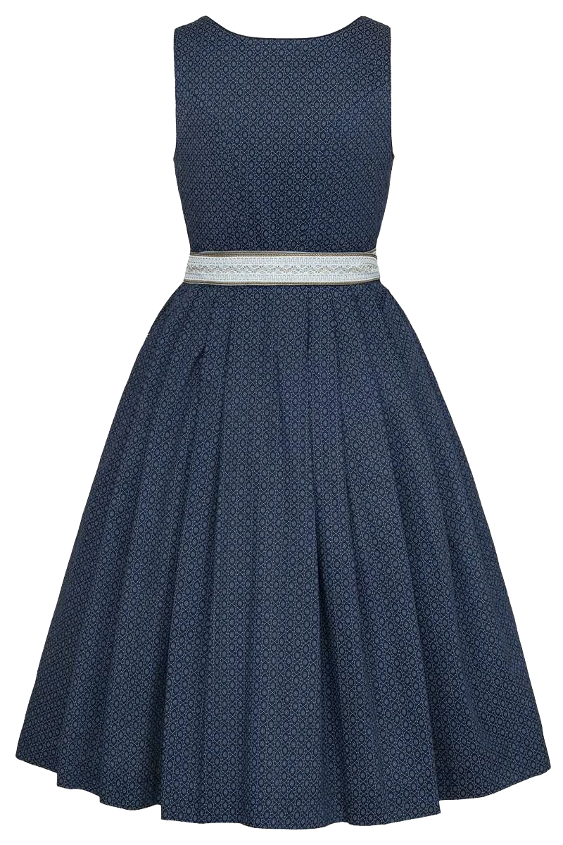 Midi Dirndl mit Reißverschluss