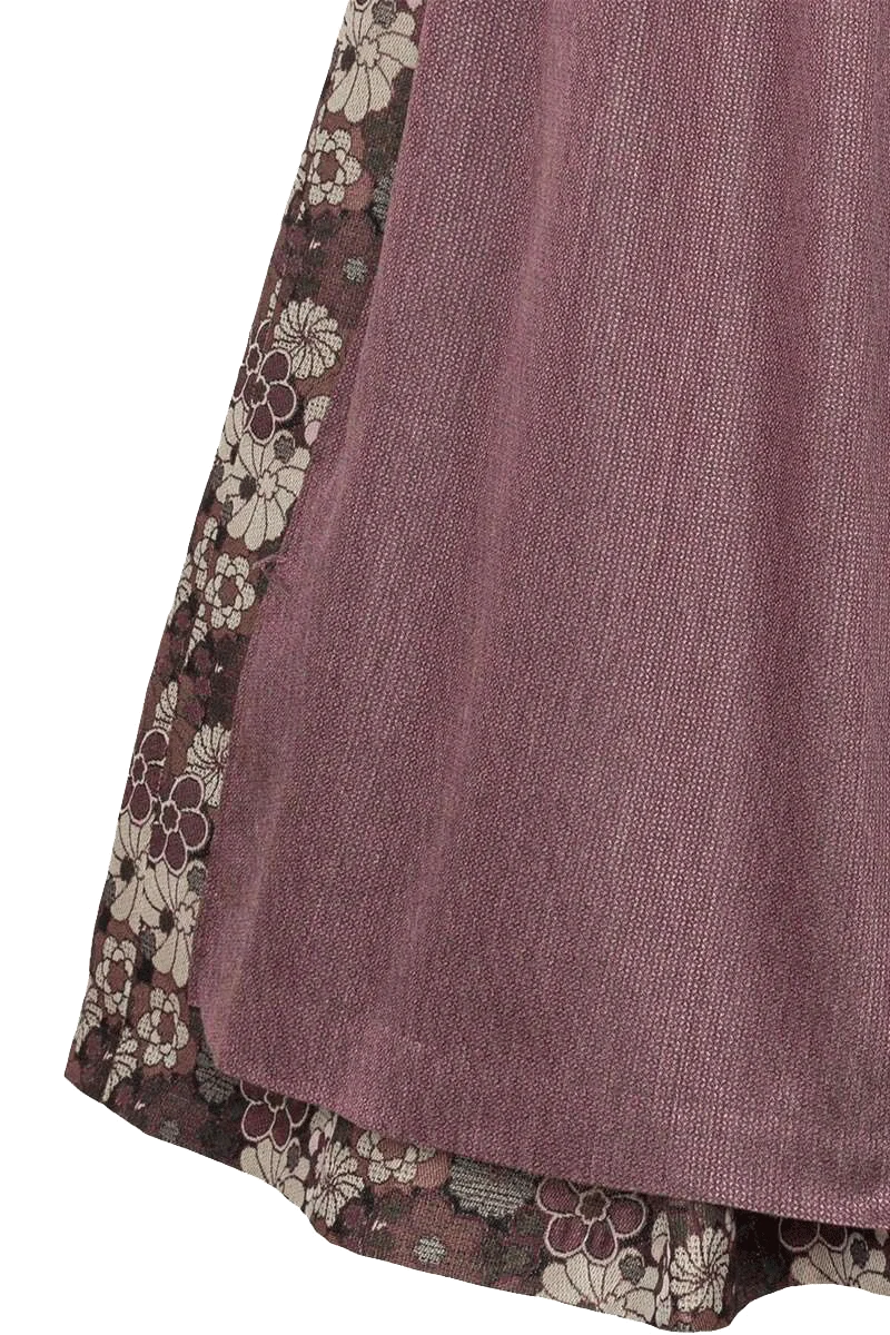 Midi Dirndl mit Lodenoberteil