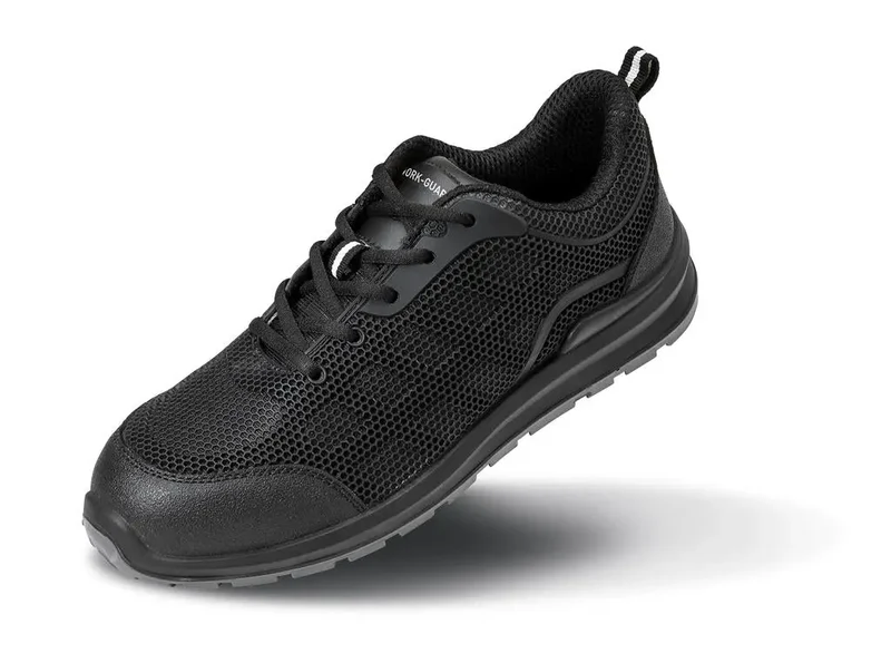 Schwarze Sicherheits-Sneaker