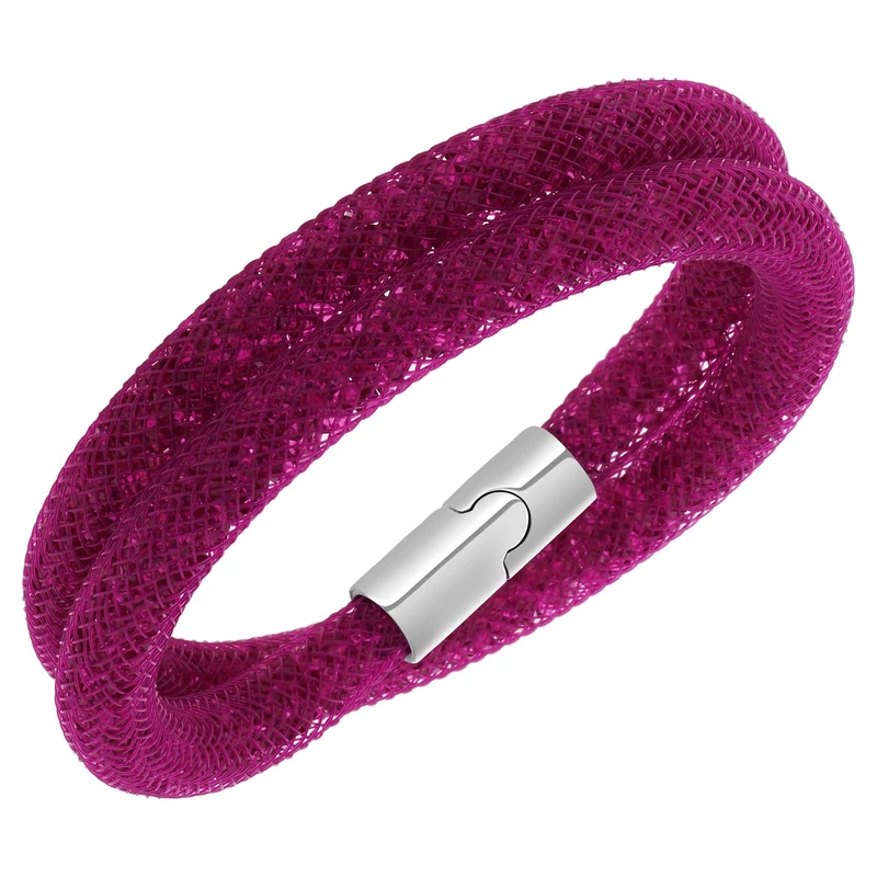 Swarovski Armband Damen Stardust Fuchsia Pink Silberfarben 5089833