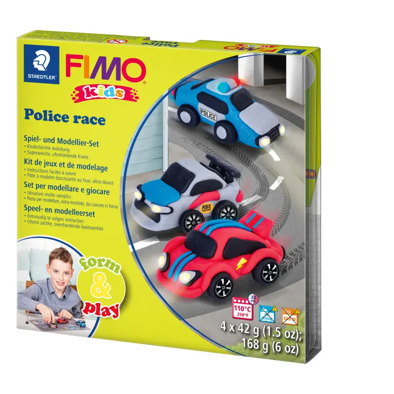 Kreatives Kinder-Set: STAEDTLER FIMO kids Modellierset - 4-teilig mit Auswahlmöglichkeiten