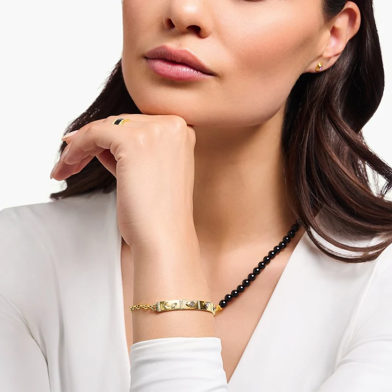 Thomas Sabo Armband Damen Mehrfarbig Gold A2139-995-7-L19v