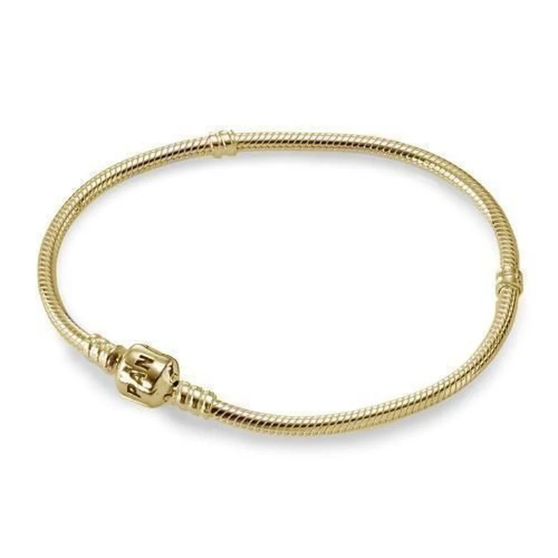 Pandora Armband Unisex Moments Snake Chain Gold 550702-17