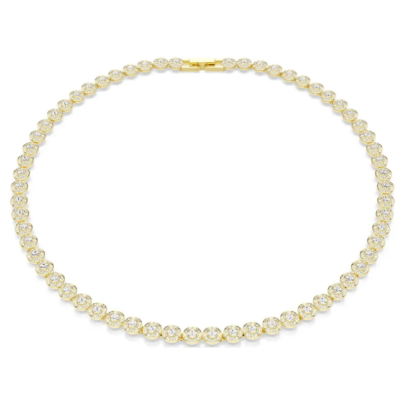 Swarovski Halskette Damen Una Angelic Weiß Gold 5751560