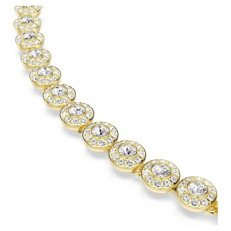 Swarovski Halskette Damen Una Angelic Weiß Gold 5751560