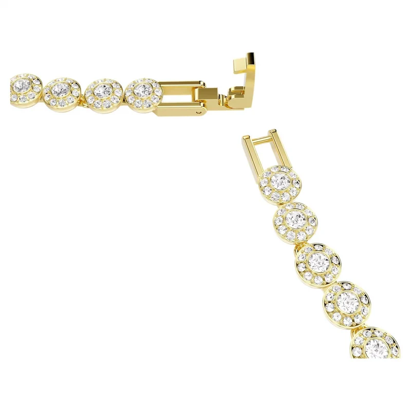 Swarovski Halskette Damen Una Angelic Weiß Gold 5751560