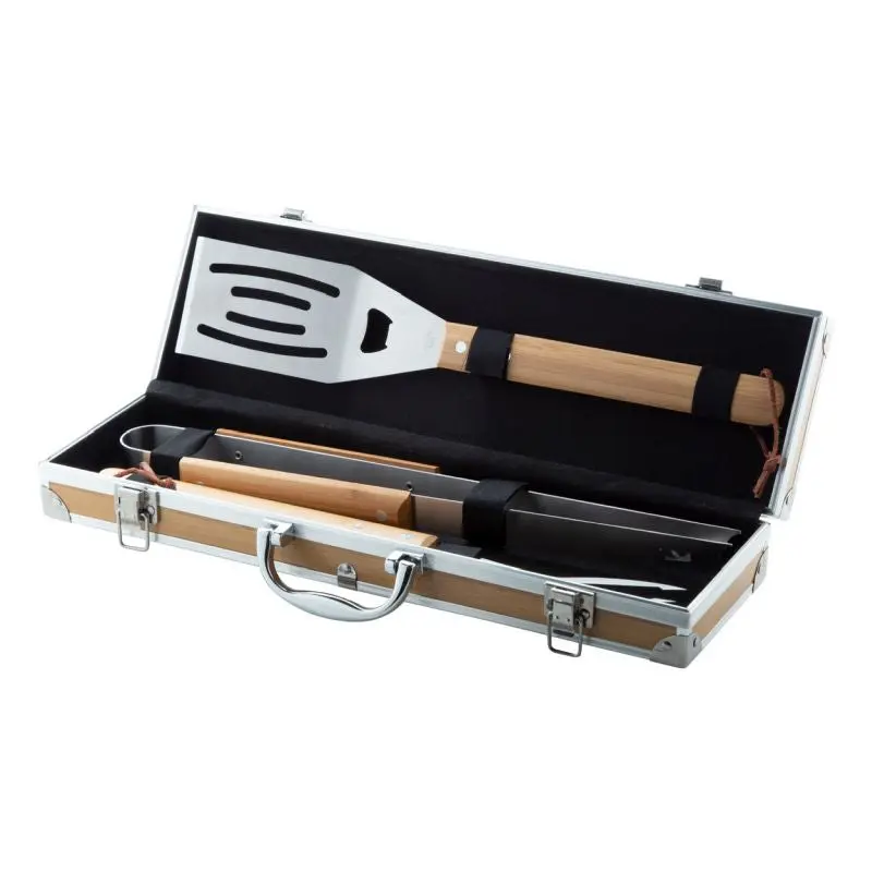 Barboo BBQ-Set in Naturfarben - Ökologisches Grillzubehör