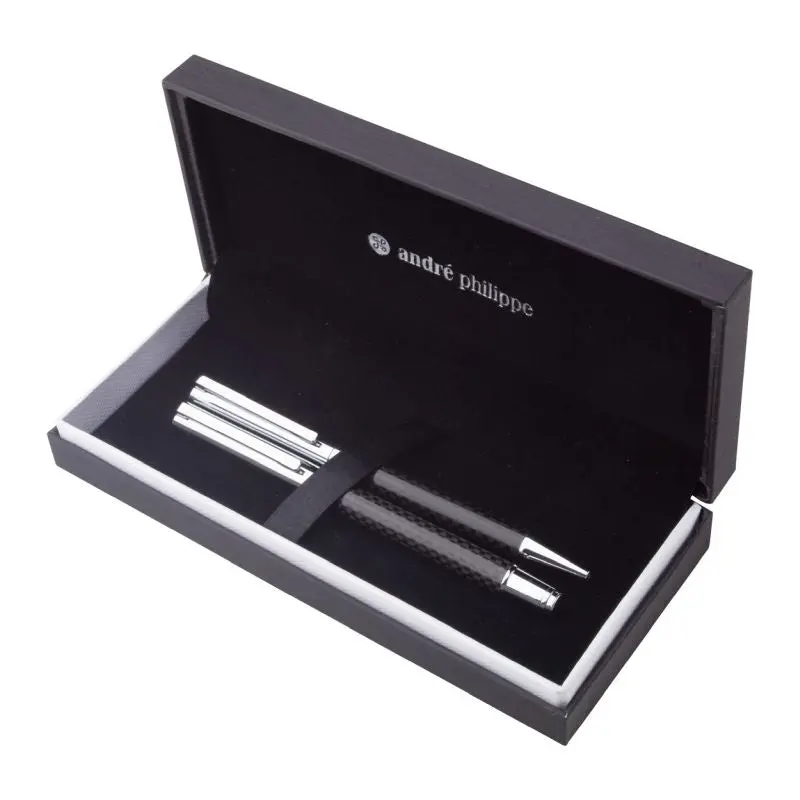 Elegantes Mantilly Stiftset in Silber - Premium Schreibgeräte für Büro & Zuhause