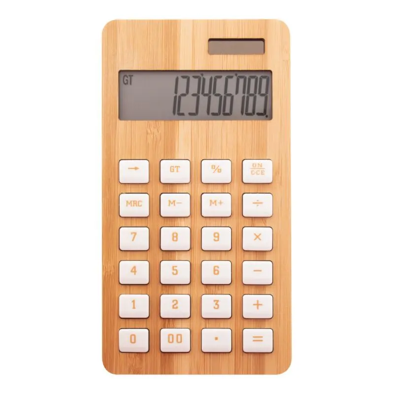 BooCalc Bambus-Rechner - Natürlich, Nachhaltig, Umweltfreundlich