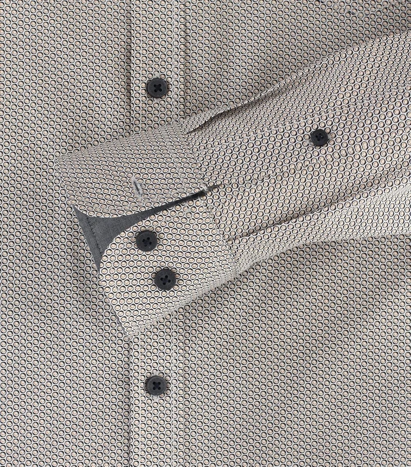 Casa Moda V-Kragen Langarmshirt Beige