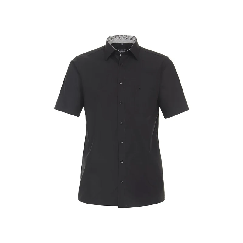 Casa Moda Kurzarm Business Hemd Schwarz
