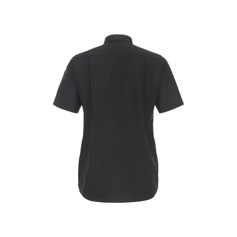Casa Moda Kurzarm Business Hemd Schwarz