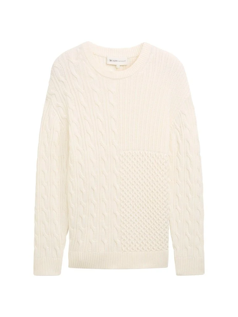 Tom Tailor Pullover Creme
