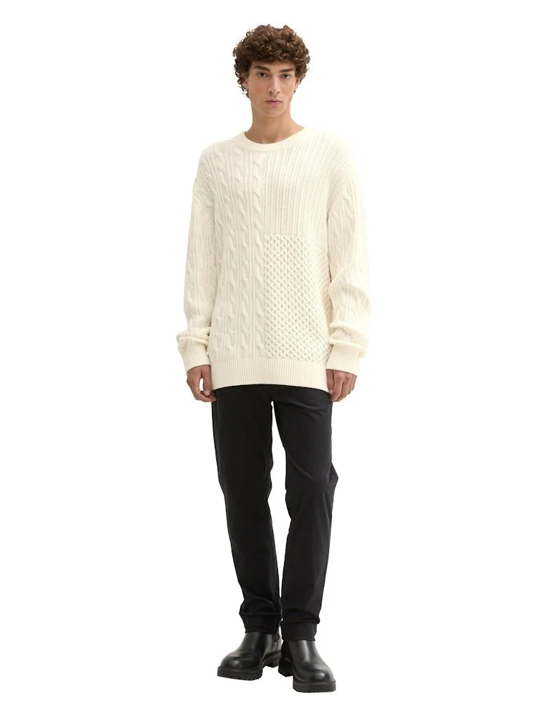 Tom Tailor Pullover Creme