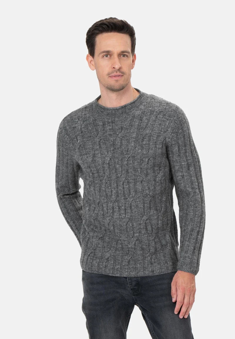 Key Largo Strickpullover Dunkelgrau