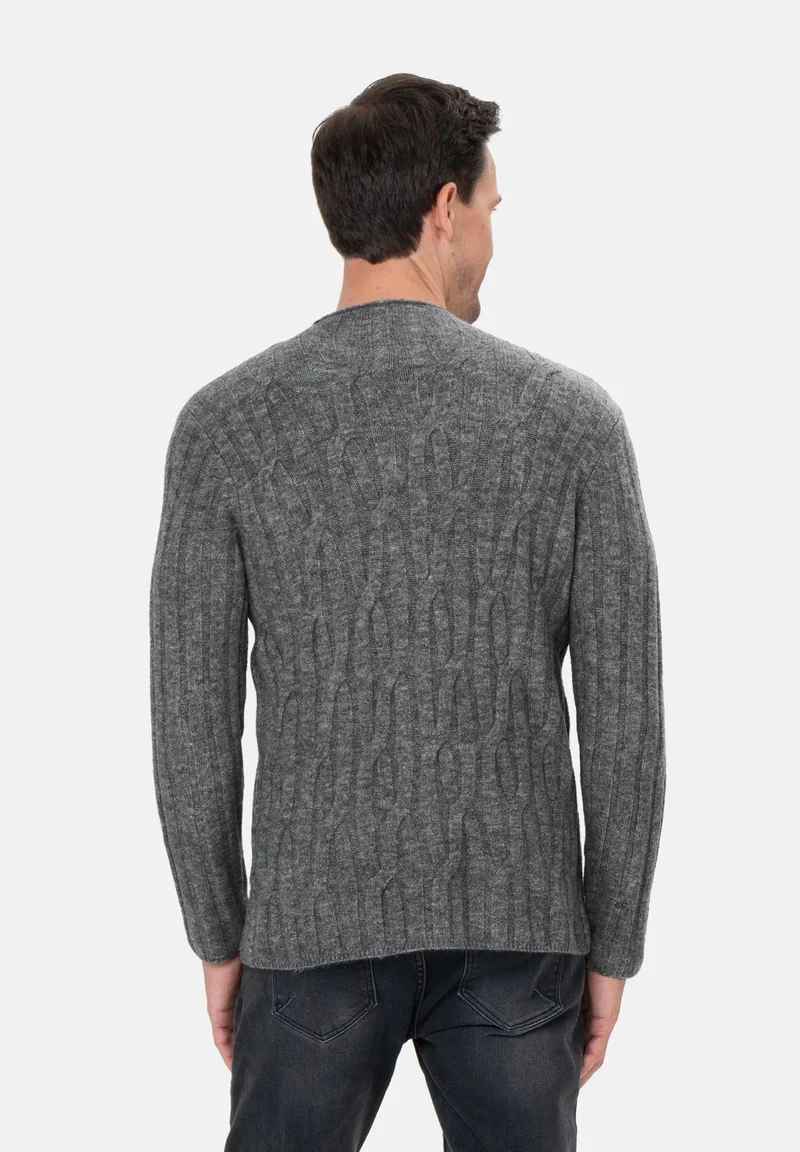 Key Largo Strickpullover Dunkelgrau