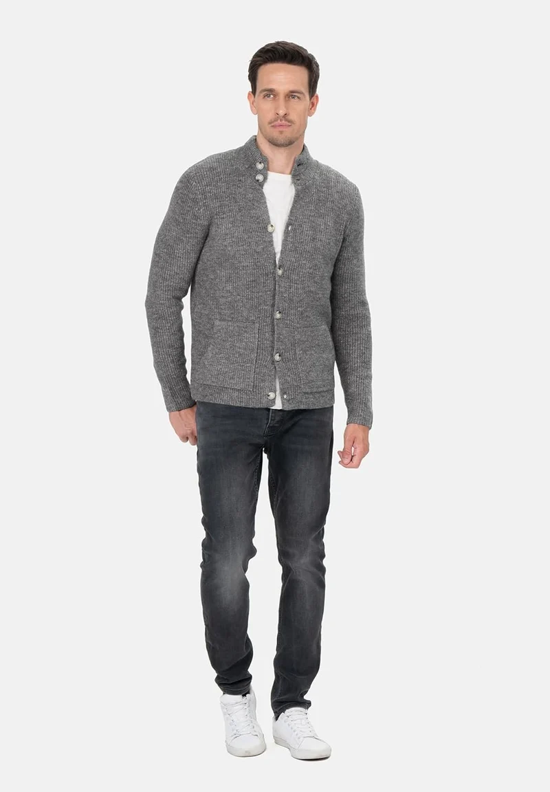 Key Largo Cardigan Dunkelgrau
