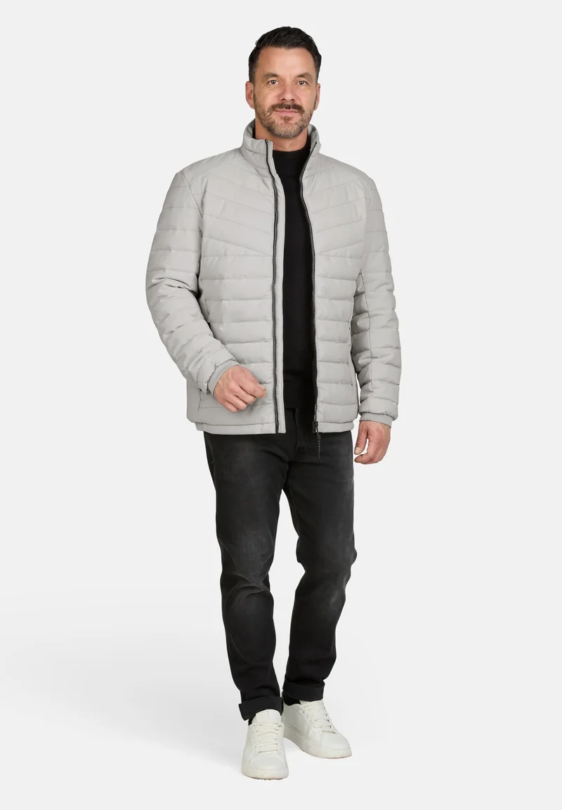 Calamar Steppjacke Hellgrau