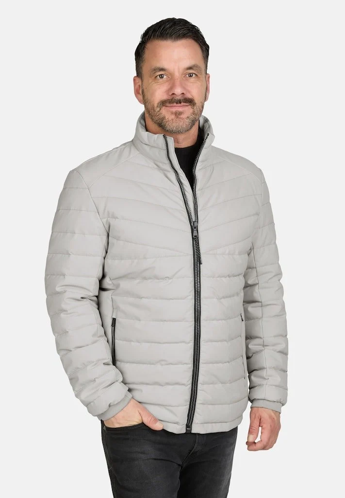 Calamar Steppjacke Hellgrau