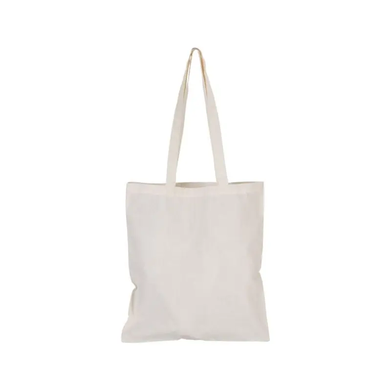 Longish Beige Baumwolltasche, Lang & Vielseitig, Umweltfreundlich
