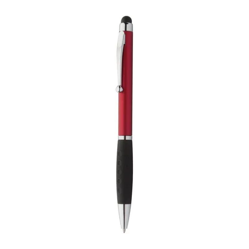 Roter Stilos Stylus mit Kugelschreiber - Premium Touchpen für präzises Schreiben und Navigation