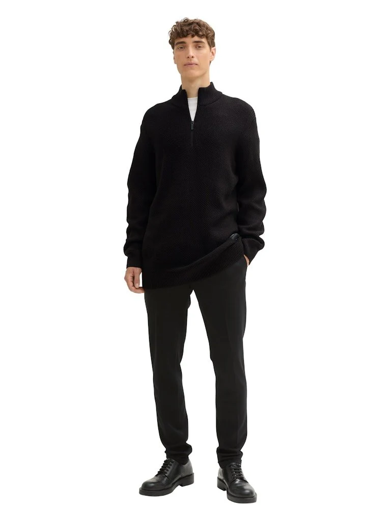Tom Tailor Strickpullover Schwarz