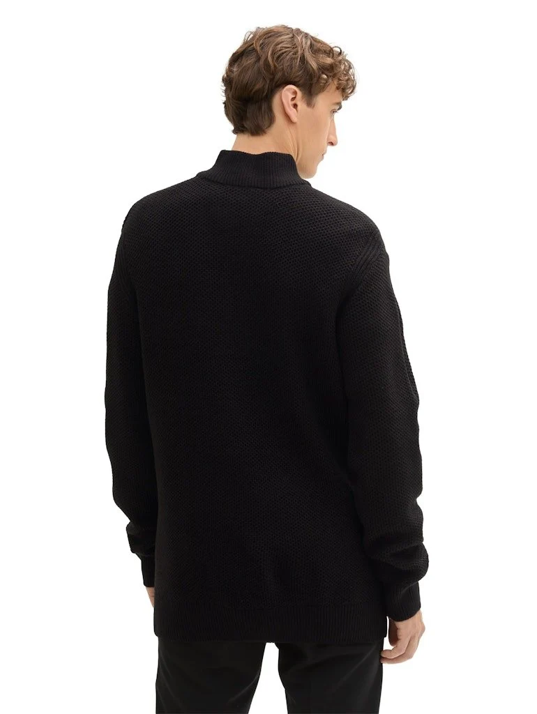 Tom Tailor Strickpullover Schwarz